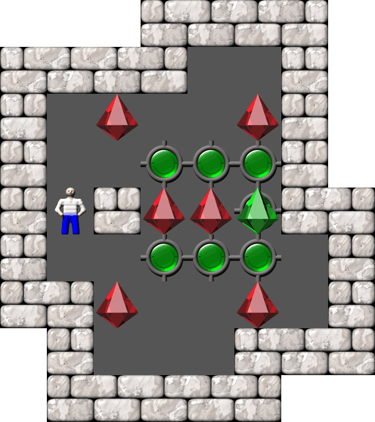 Sokoban Mass Remodel level 513